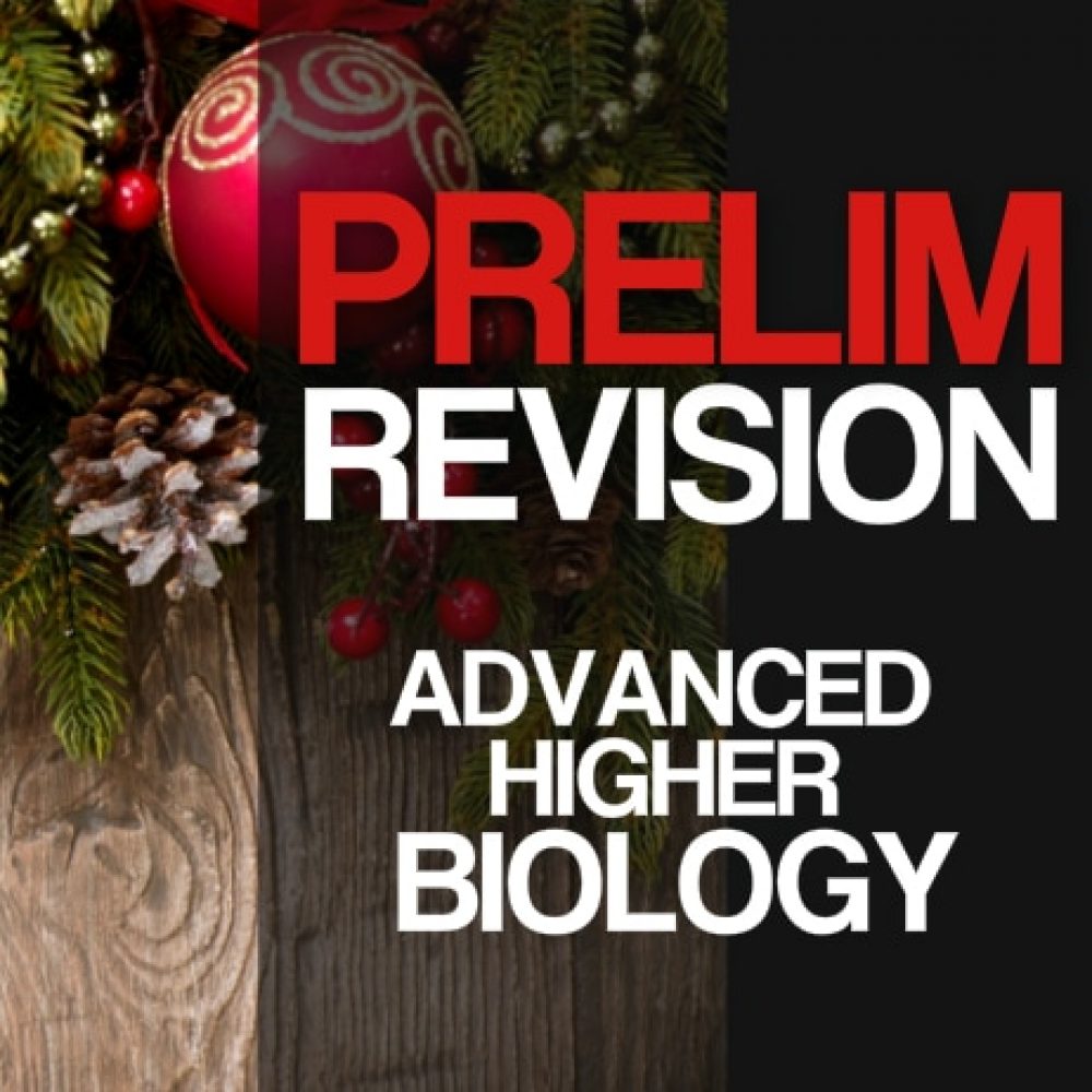 15:55 - 17:55 | Advanced Higher Biology Prelim