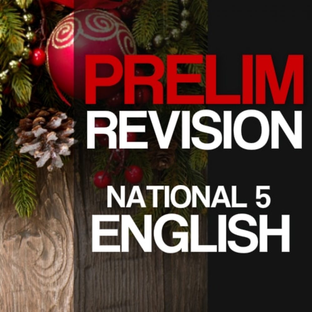 9:00 - 11:00  | National 5 English (RUAE) Prelim
